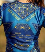 niebieski longsleeve koszulka z długim rękawem techniczna Orient Express