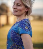 niebieska koszulka techniczna damska Orient Express