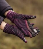 czarne rękawiczki sportowe damskie milionerka