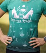 zielona koszulka techniczna damska miętówka