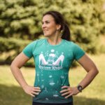 zielona koszulka techniczna damska miętówka
