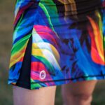 kolorowa spódniczka sportowa do biegania Graficiarz