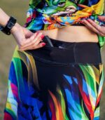 kolorowa spódniczka sportowa do biegania Graficiarz