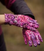 różowe rękawiczki sportowe orchidea