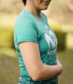 zielona koszulka techniczna damska miętówka