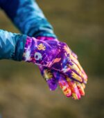 kolorowe rękawiczki sportowe krokodyl