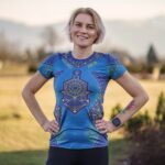 niebieska koszulka techniczna damska Orient Express