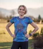 niebieska koszulka techniczna damska Orient Express