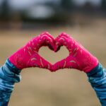 różowe rękawiczki sportowe damskie pitaja