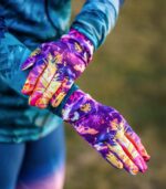 kolorowe rękawiczki sportowe krokodyl