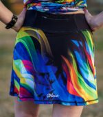 kolorowa spódniczka sportowa do biegania Graficiarz