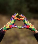 kolorowe rękawiczki damskie sportowe pikasa