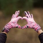 różowe rękawiczki sportowe damskie sakura