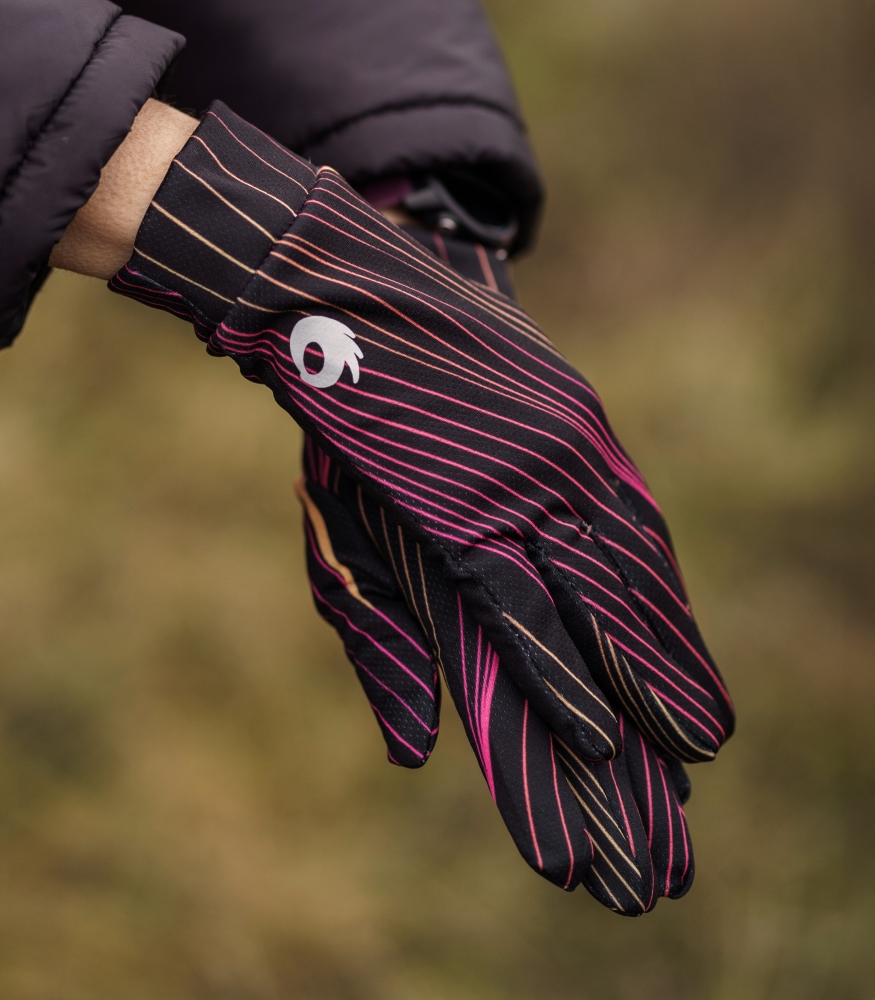 czarne rękawiczki sportowe damskie milionerka