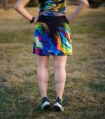 kolorowa spódniczka sportowa do biegania Graficiarz