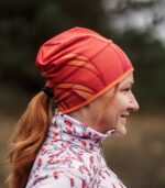 Czapka sportowa damska dwustronna Łąka kwietna-Vulcano - obrazek 5