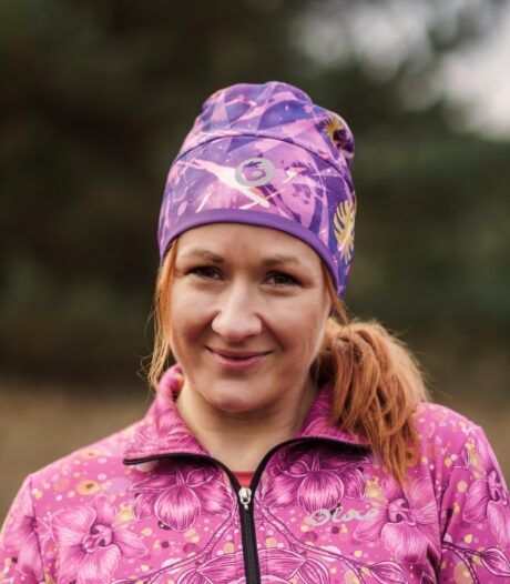 czapka krokodyl-krokusy