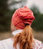 Czapka sportowa damska dwustronna Łąka kwietna-Vulcano - obrazek 4