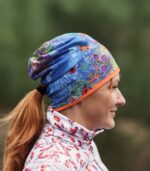 Czapka sportowa damska dwustronna Łąka kwietna-Vulcano - obrazek 11