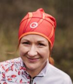 Czapka sportowa damska dwustronna Łąka kwietna-Vulcano - obrazek 2