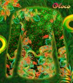 zielona koszulka longsleeve jungle