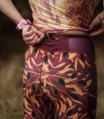 Kolorowe legginsy damskie Oliwki długie - obrazek 3