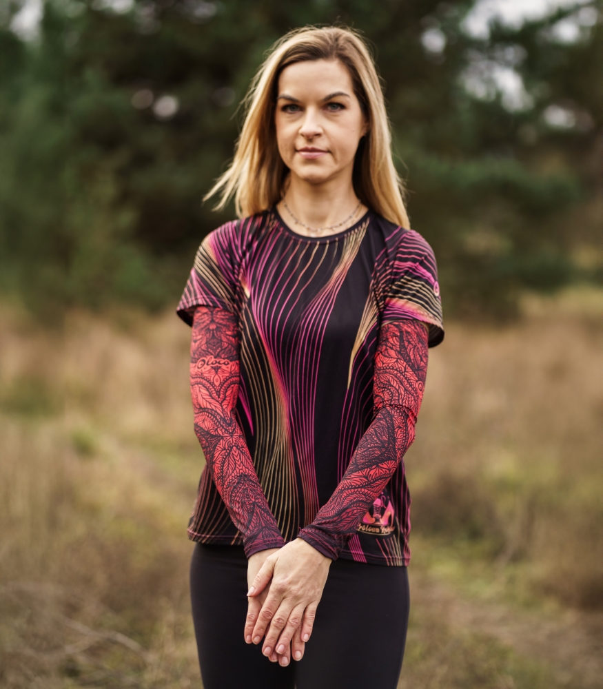 roze rekawki sportowe