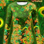 zielona koszulka longsleeve jungle