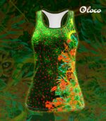 zielona koszulka tank jungle