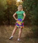 kolorowa spódniczka ze spodenkami sportowa Pikasa