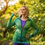 zielona bluza sportowa damska Tequila