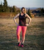 czarna koszulka bokserka tanktop sportowy techniczny damski Milionerka