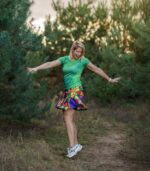 kolorowa spódniczka ze spodenkami sportowa Pikasa