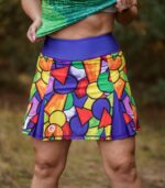 kolorowa spódniczka ze spodenkami sportowa Pikasa