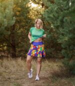 kolorowa spódniczka ze spodenkami sportowa Pikasa