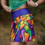 kolorowa spódniczka ze spodenkami sportowa Pikasa