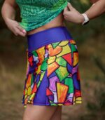 kolorowa spódniczka ze spodenkami sportowa Pikasa