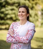 biało czerwone sportowe rękawki do biegania na rower szypszyna