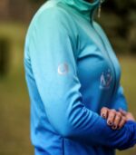 niebieska bluza sportowa damska błękitna laguna