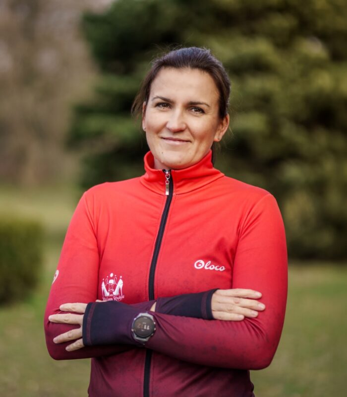 czerwono czarna bluza sportowa damska wino