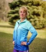 niebieska bluza sportowa damska błękitna laguna