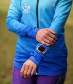 niebieska bluza sportowa damska błękitna laguna