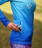 niebieska bluza sportowa damska błękitna laguna