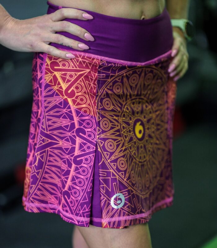 kolorowa spódniczka ze spodenkami sportowa coloradas