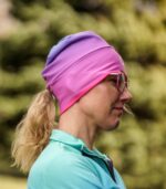 kolorowa dwustronna czapka sportowa z wycięciem na kitkę etna wena