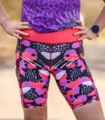 kolorowe legginsy sportwowe damskie z kieszonką na telefon floreski