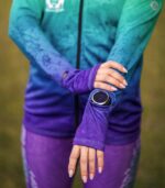 damska kolorowa sportowa bluza z wycięciem na zegarek Zorza polarna