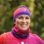 Opaska sportowa na głowę Śliwka