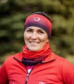 Opaska sportowa na głowę Czerwone Wino - obrazek 2