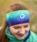 Opaska sportowa na głowę Zorza Polarna - obrazek 2